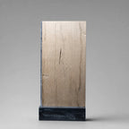 Heritage - Wood Block on a Black Steel Base
