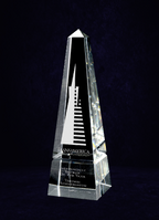 Optic Crystal - Obelisk (10")