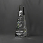 Optic Crystal - Obelisk (10")