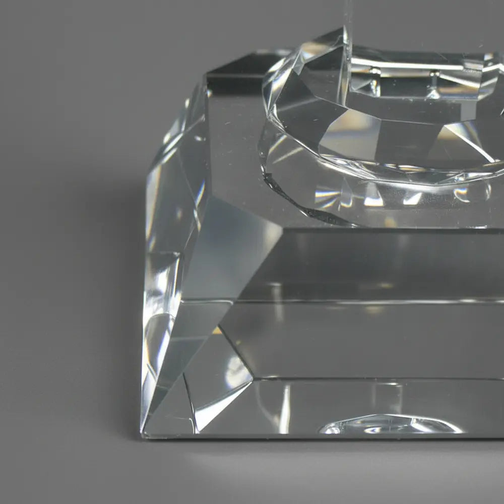 Optic Crystal - Tower Globe (10")