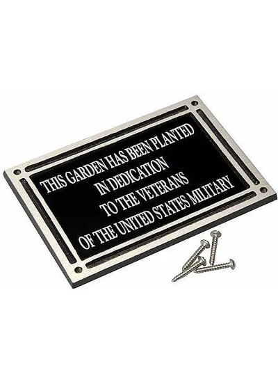 Cast Aluminum Plaque Main image