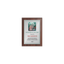 A photo of a Cherrywood Laminate plaque with a full colour plate.