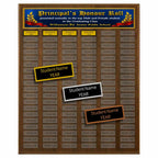 Annual Plaque - Multi-plate Traditional Walnut