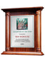Solid Wood Plaque - Walnut Column (11"x11")