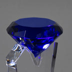 Optic Crystal - Blue Rising Diamond