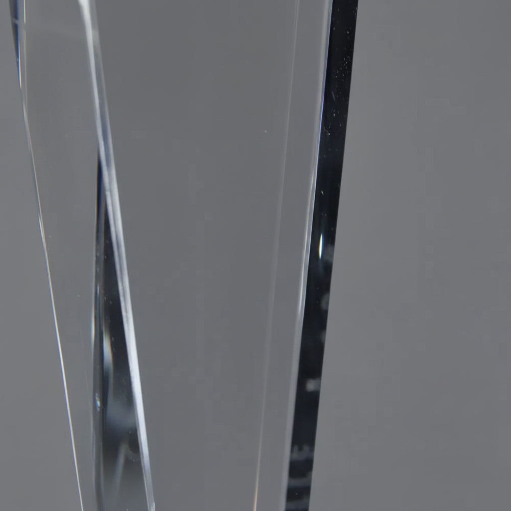 Optic Crystal - Blue Rising Diamond