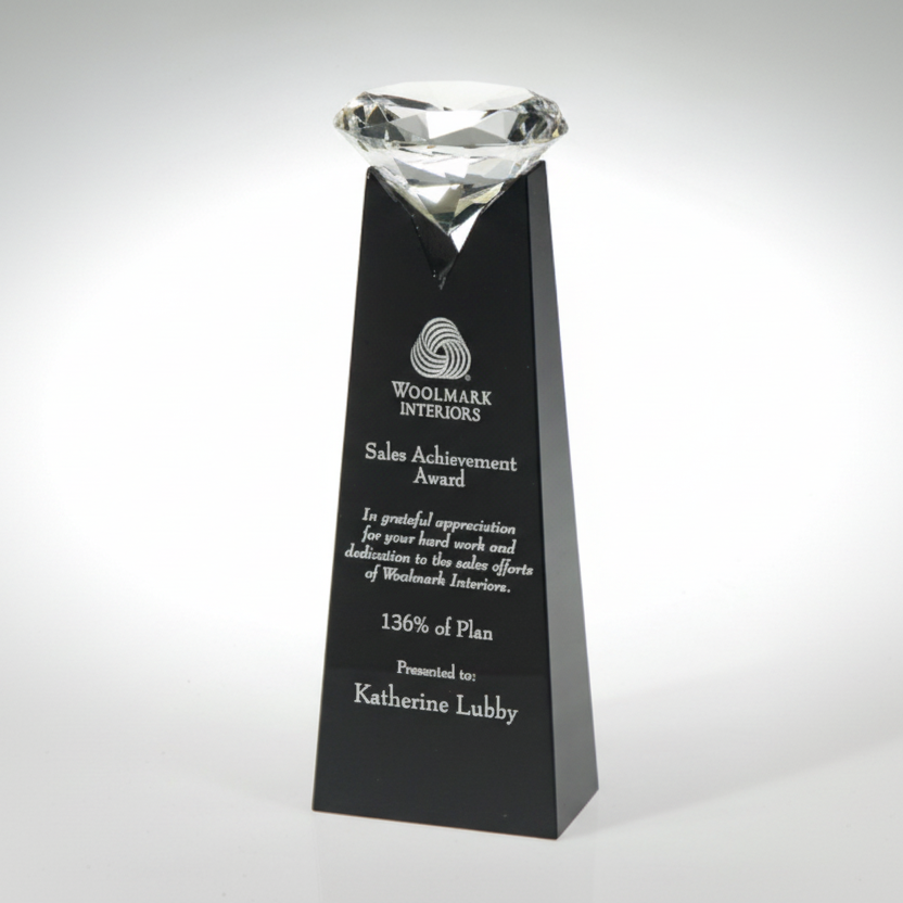 Optic Crystal - Rising Diamond