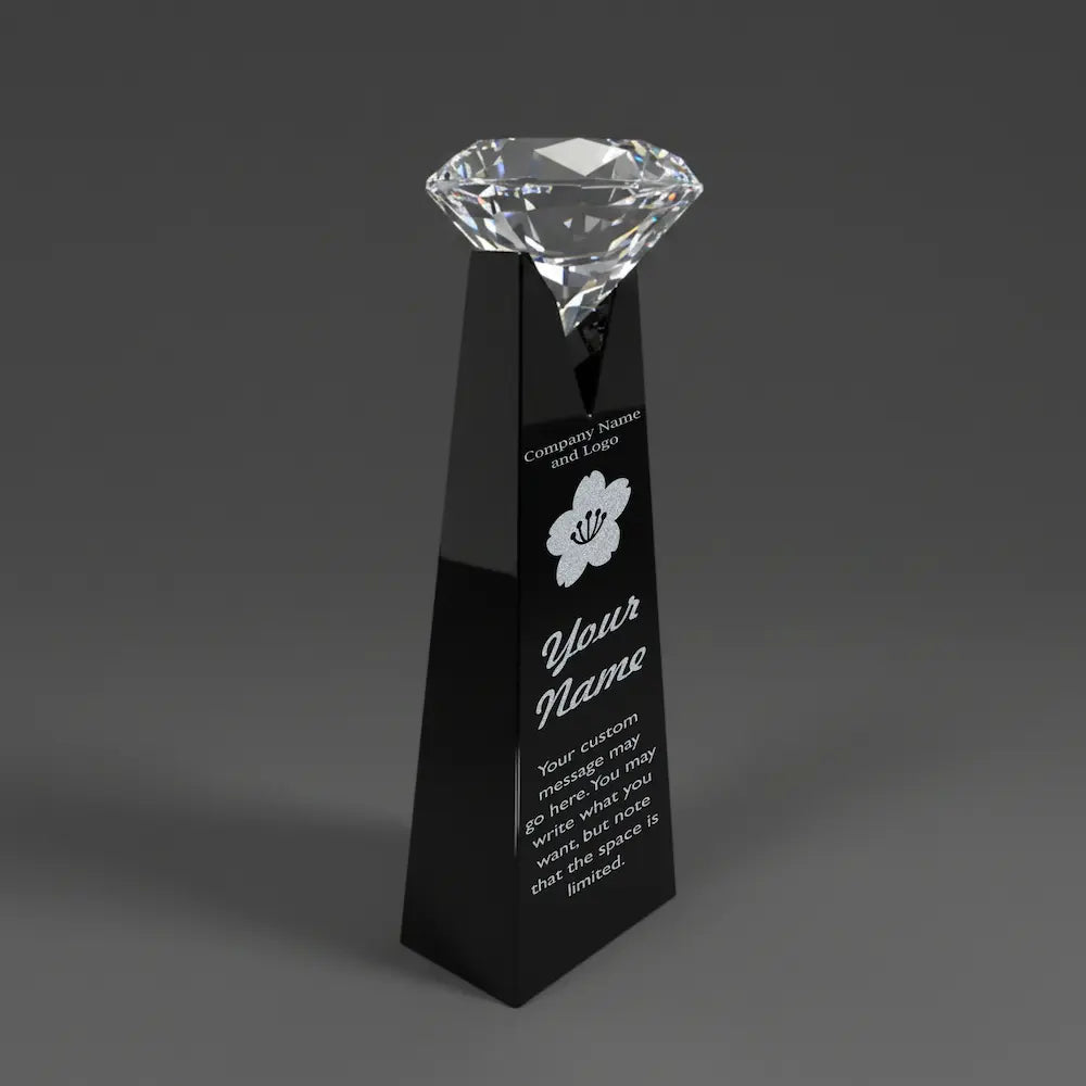 Optic Crystal - Rising Diamond