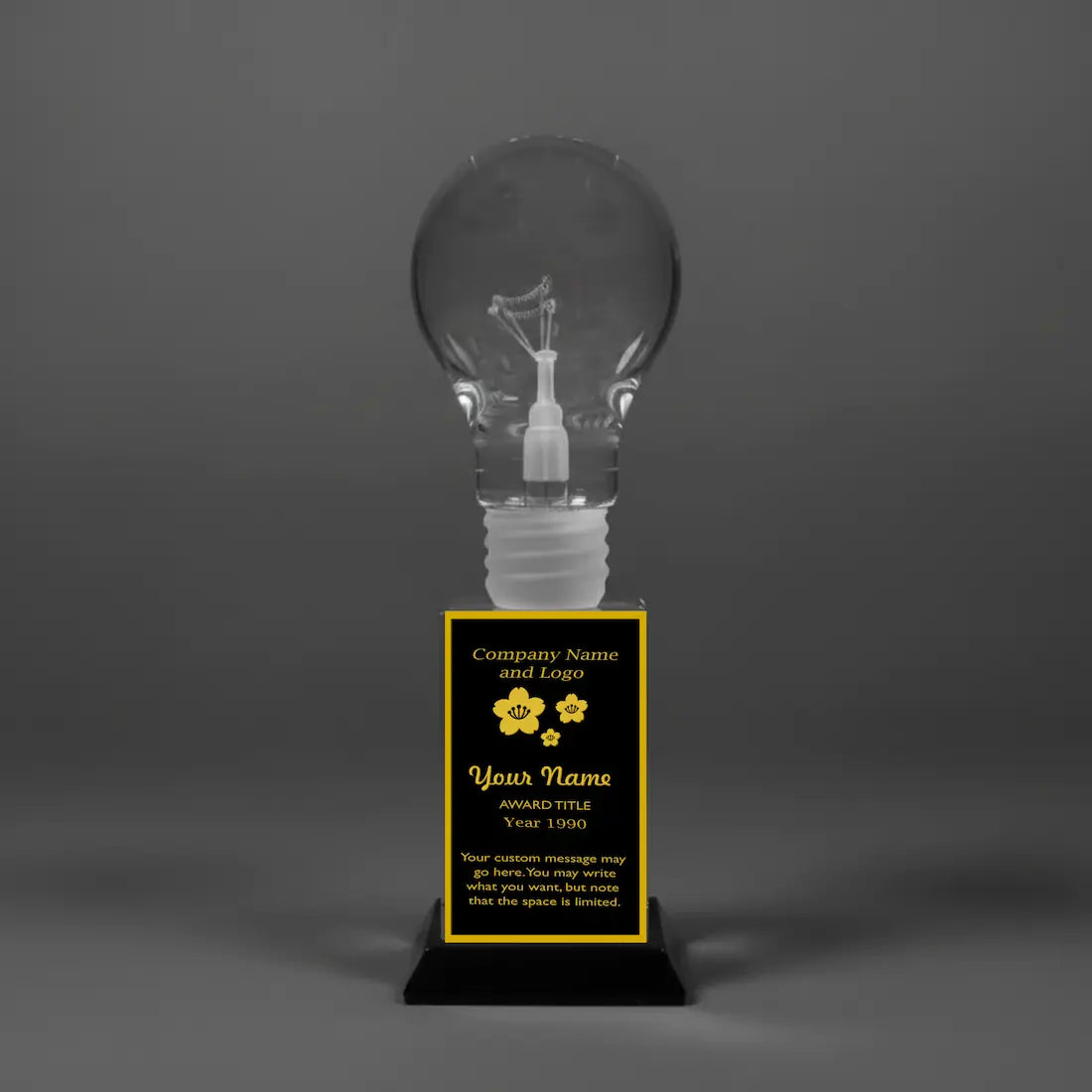 Optic Crystal - Light Bulb