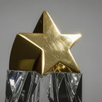 Optic Crystal - Crystal with Gold Star