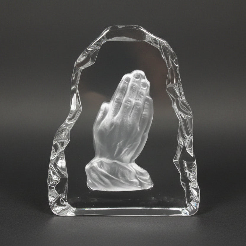 Glass - Praying Hands