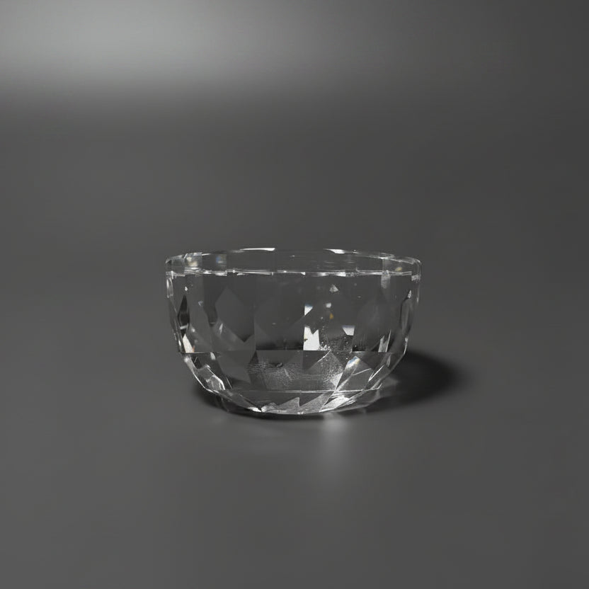 Optic Crystal - Faceted Dome