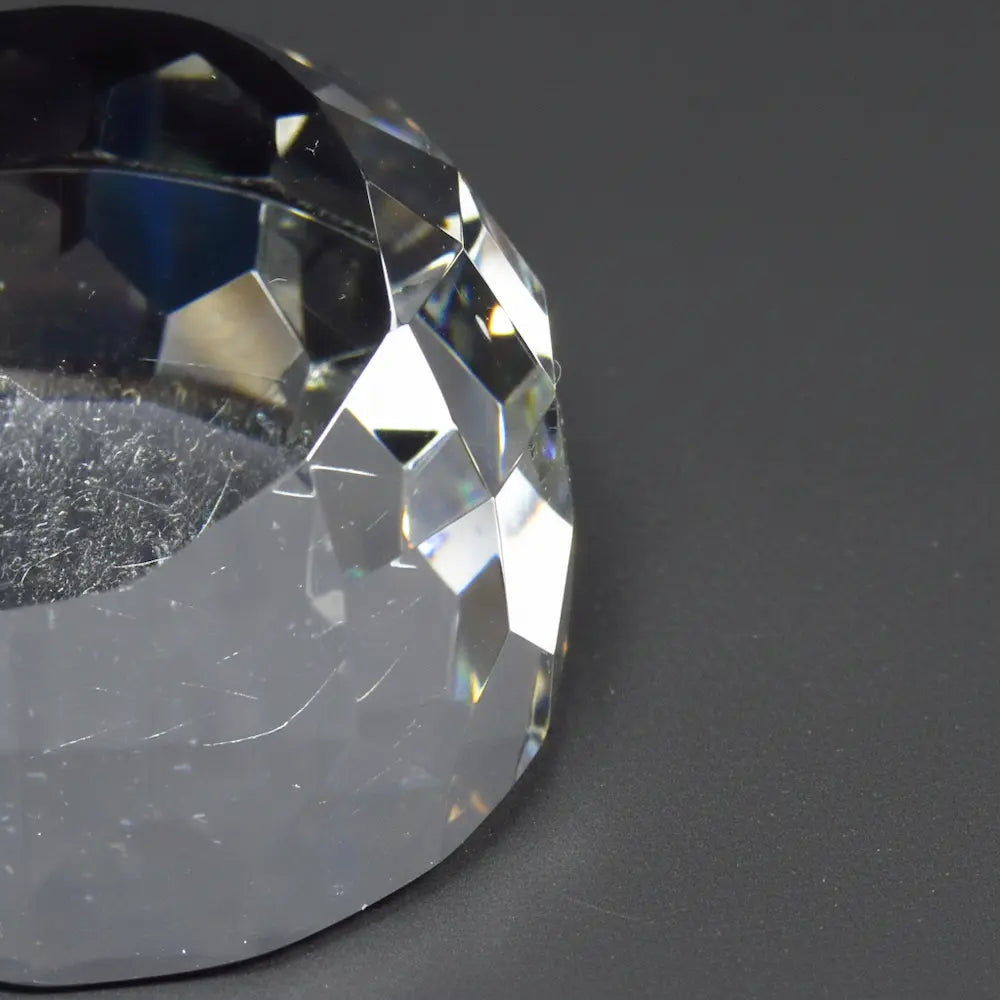 Optic Crystal - Faceted Dome