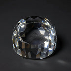 Optic Crystal - Faceted Dome