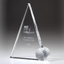 Optic Crystal - Peak Golf Trophy (7")
