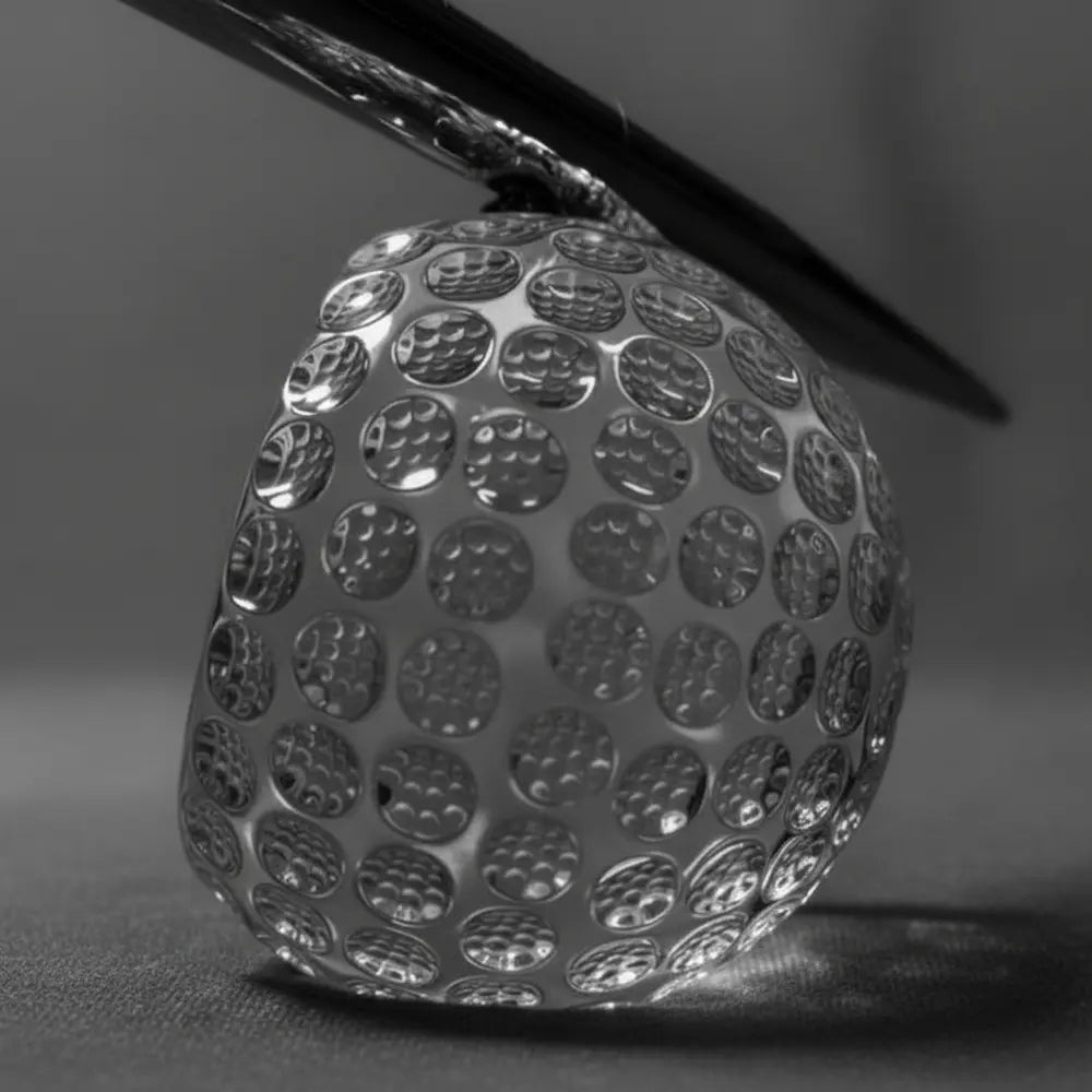 Optic Crystal - Golf Ball with Spinning Pen Set
