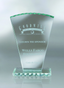 Jade Glass - Pearl Edge Fan