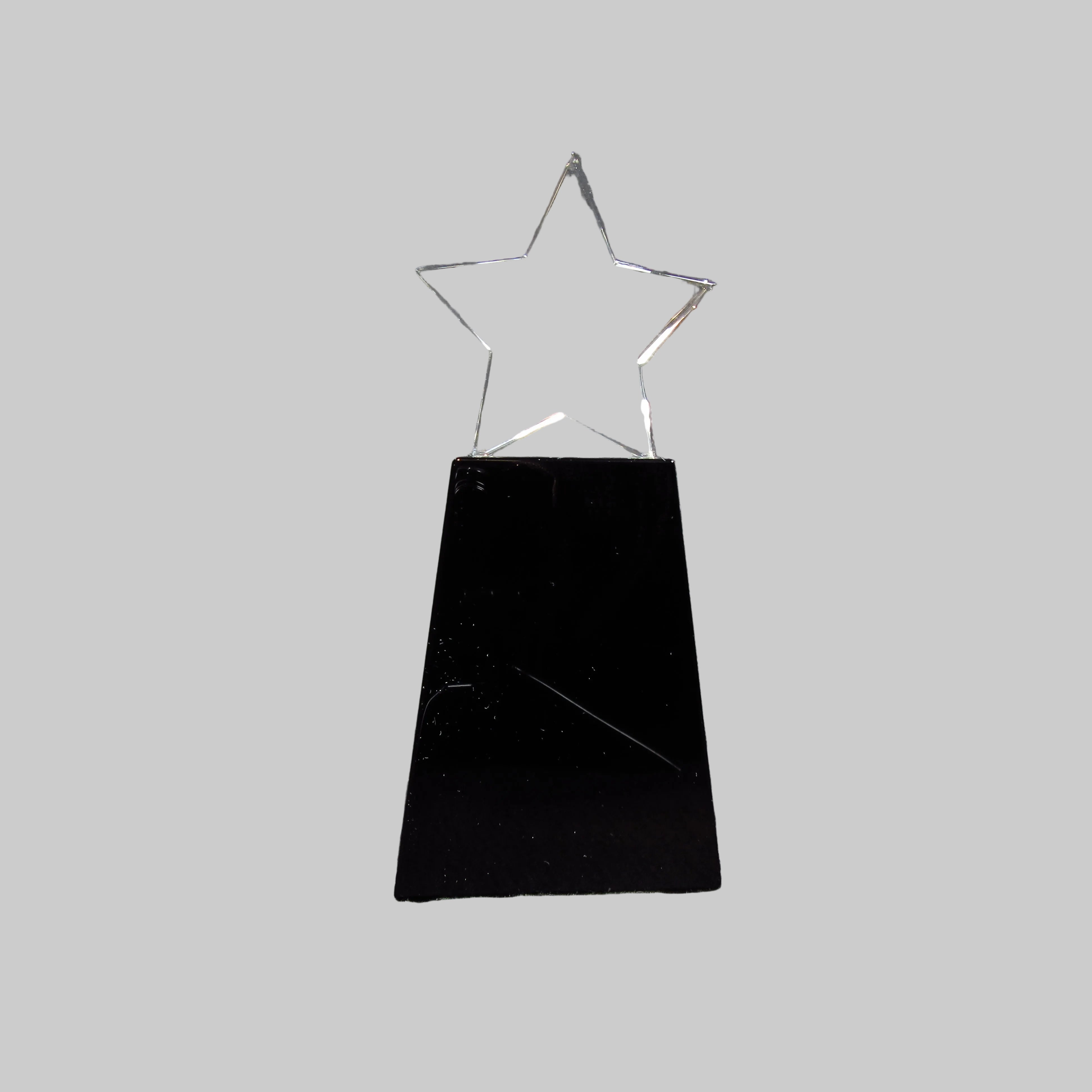 Optic Crystal - Star on Black Base Secondary image