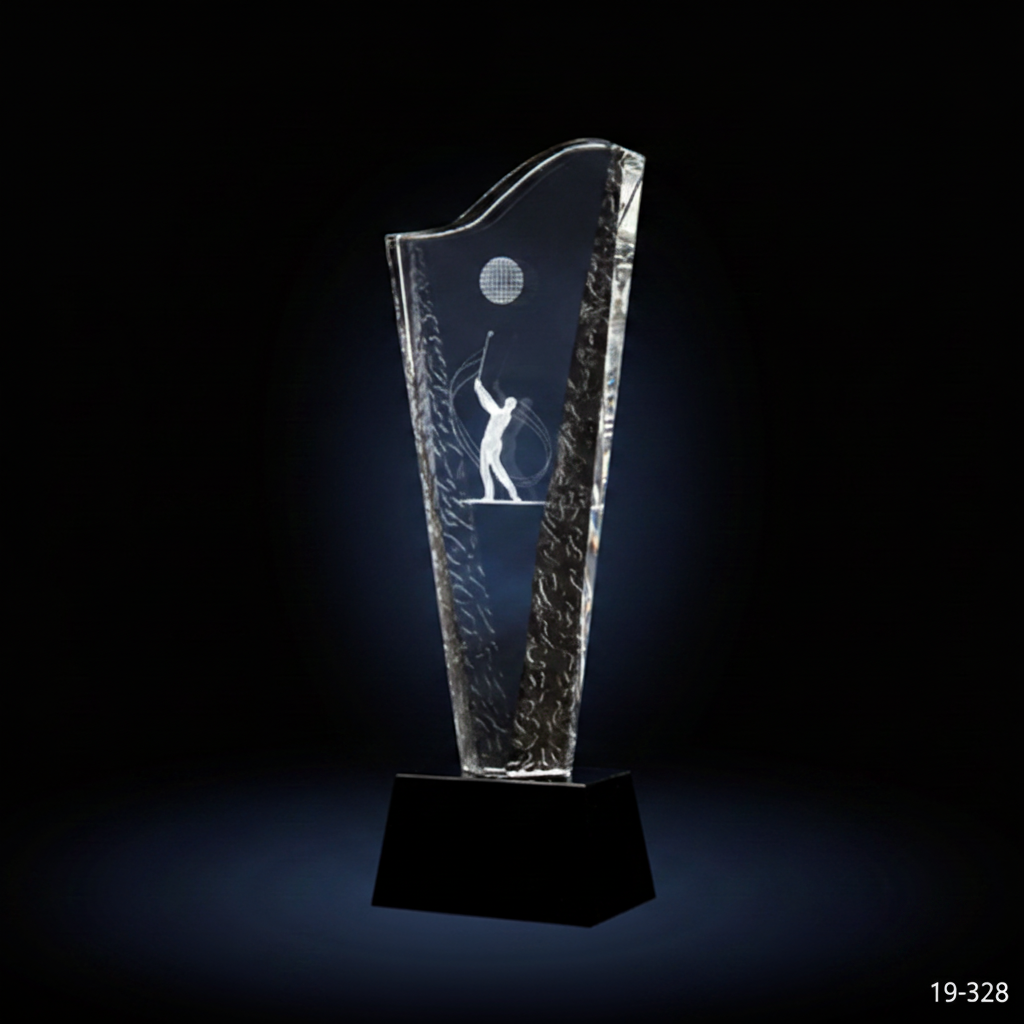 Optic Crystal - Symphony Golf Award (10.5") Main image