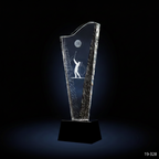 Optic Crystal - Symphony Golf Award (10.5")