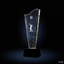 Optic Crystal - Symphony Golf Award (10.5")