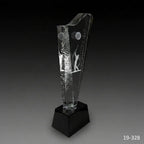 Optic Crystal - Symphony Golf Award (10.5")