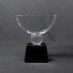 Optic Crystal - Crowned Golf Award