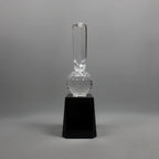 Optic Crystal - Crowned Golf Award