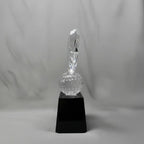 Optic Crystal - Crowned Golf Award