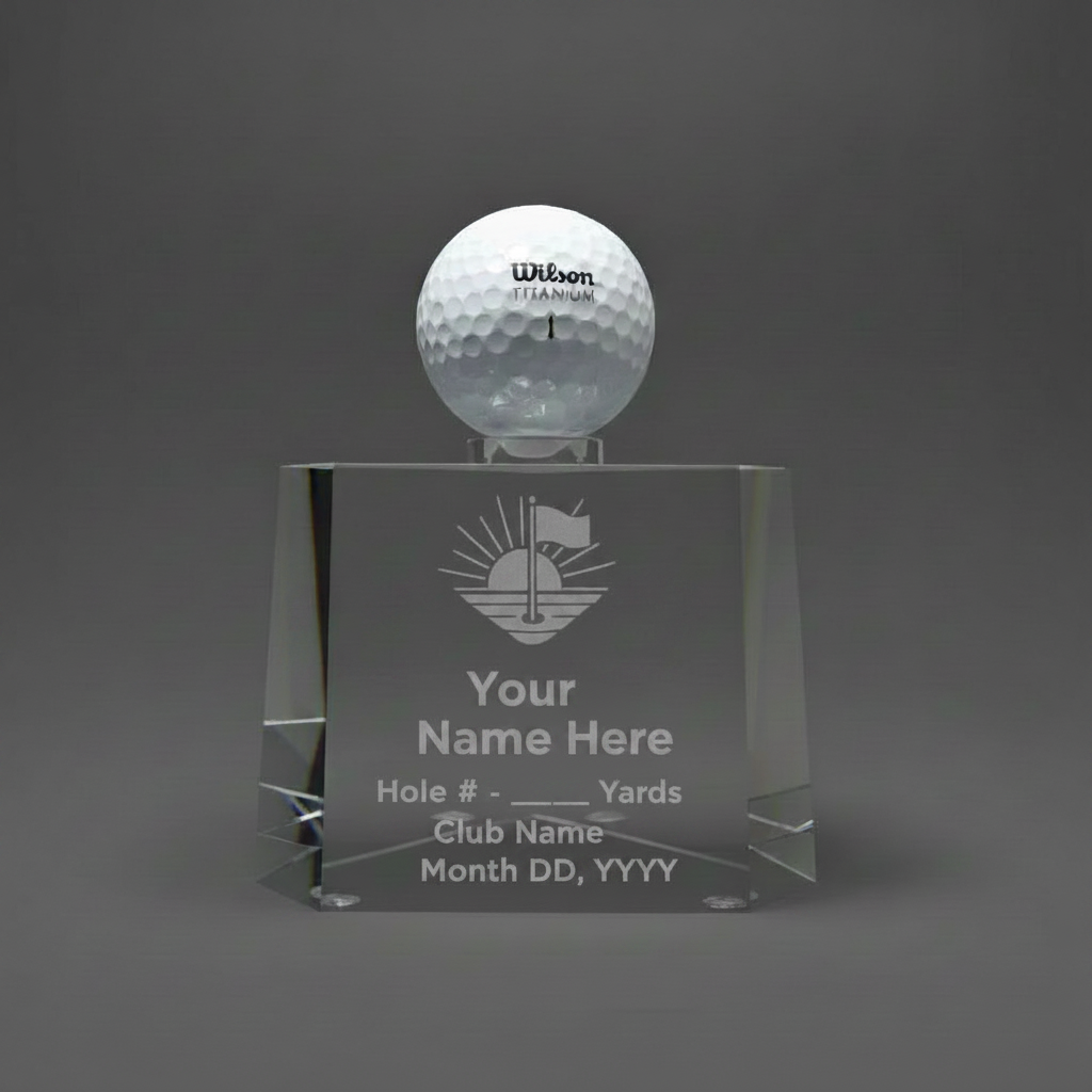 Optic Crystal - Hole-in-One