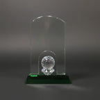 Optic Crystal - Dome Golf Award