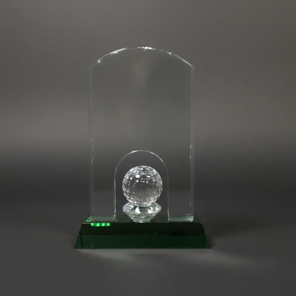 Optic Crystal - Dome Golf Award