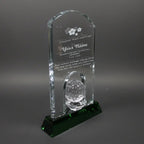 Optic Crystal - Dome Golf Award