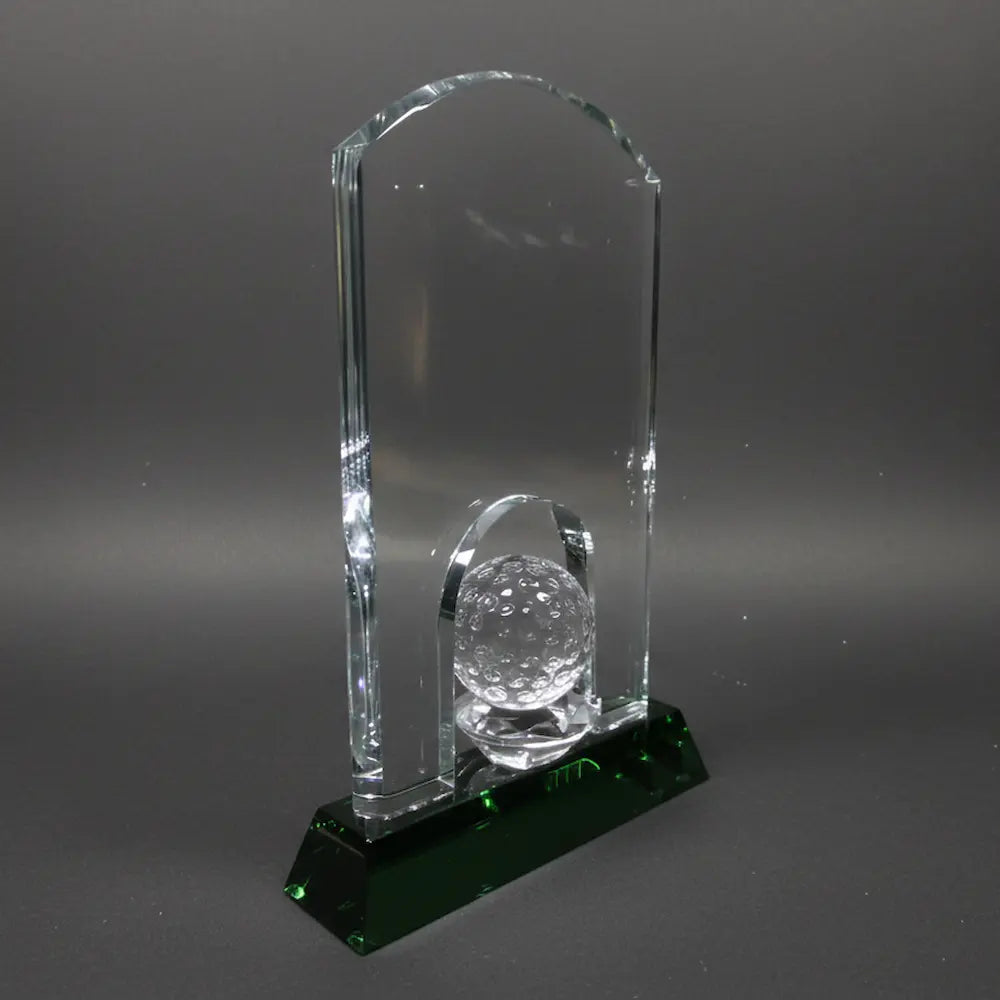 Optic Crystal - Dome Golf Award