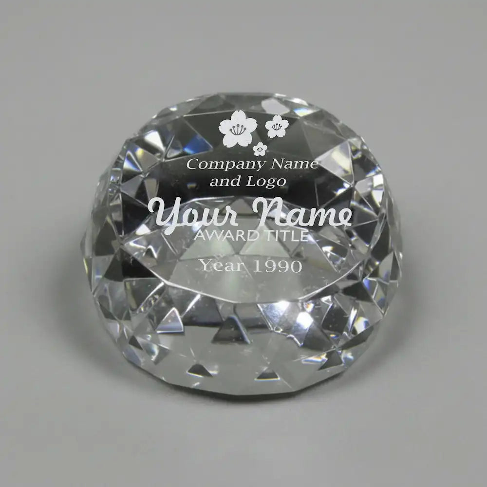 Optic Crystal - Paperweight (3")