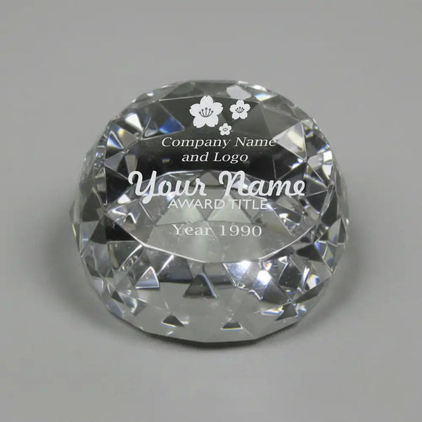 Optic Crystal - Paperweight (3")