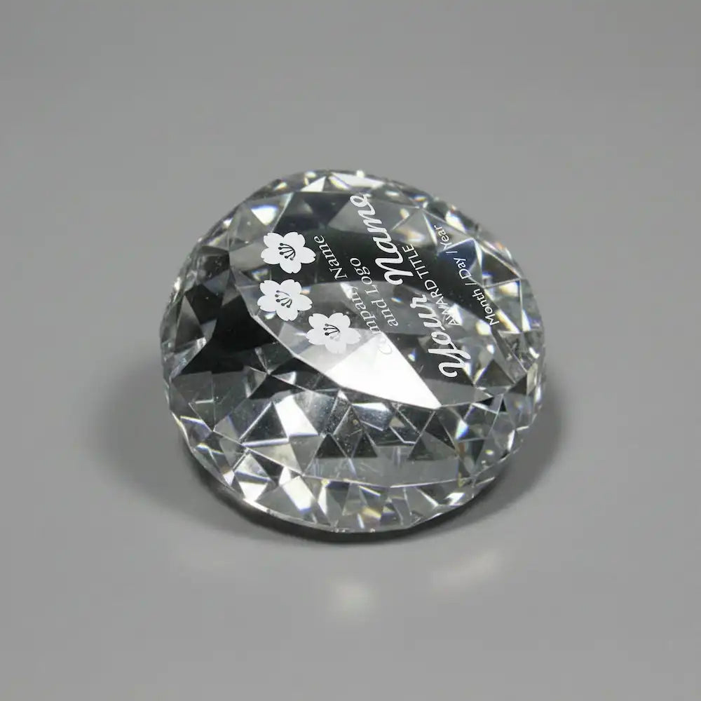 Optic Crystal - Paperweight (3")