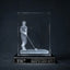 Optic Crystal - Male Golfer on Black Base