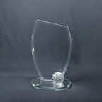 Glass - Green Edge with Glass Golf Ball
