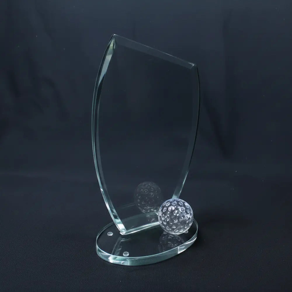 Glass - Green Edge with Glass Golf Ball