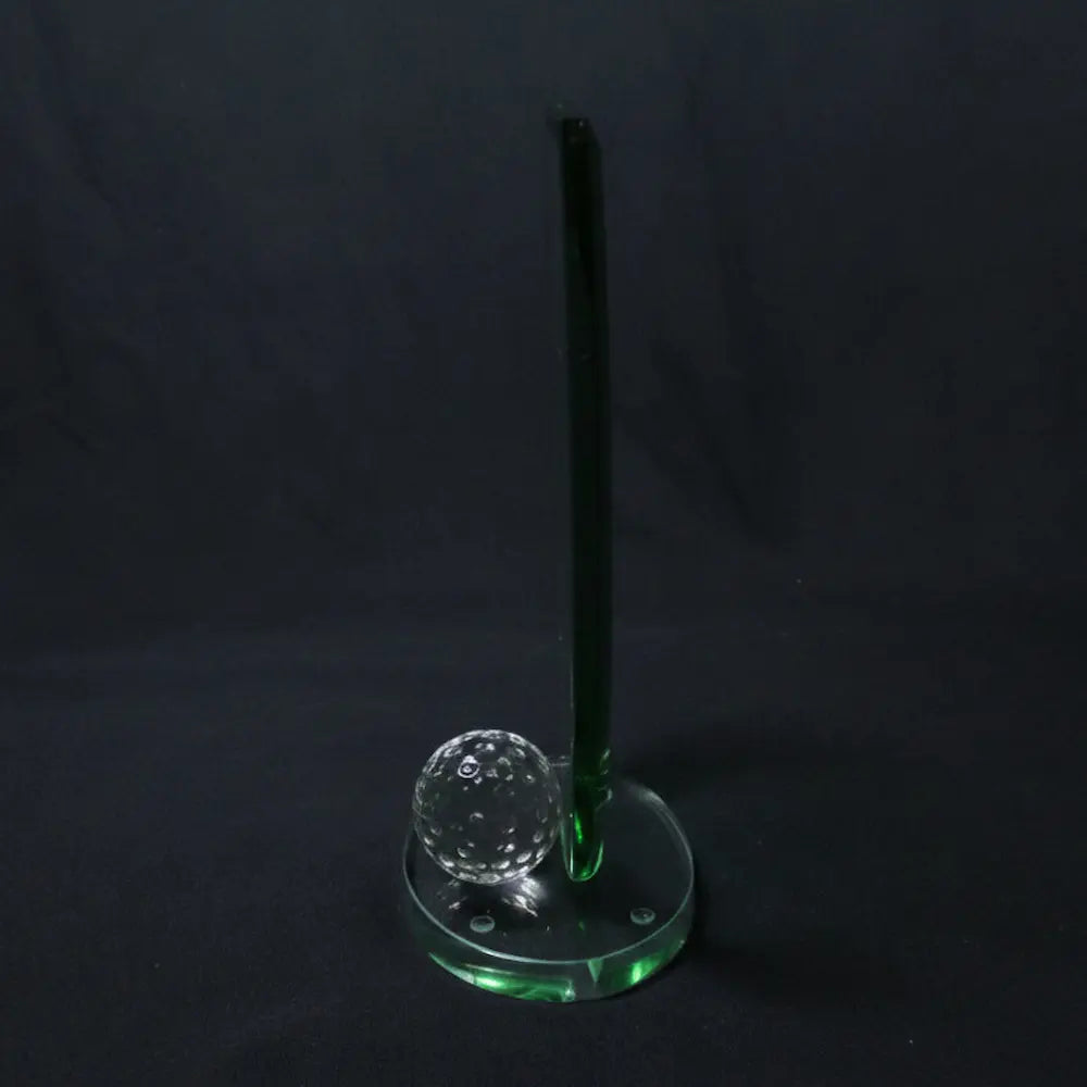 Glass - Green Edge with Glass Golf Ball