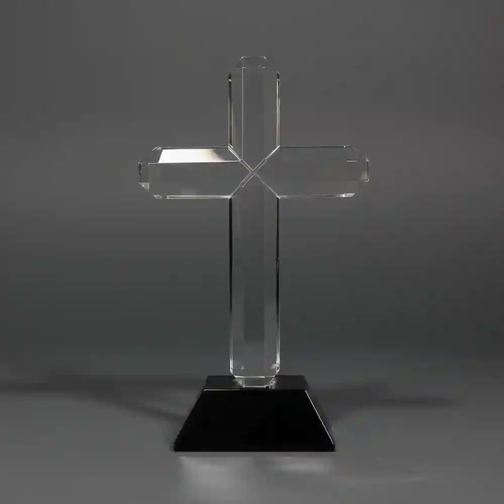 Optic Crystal - Crystal Cross (8") Secondary image