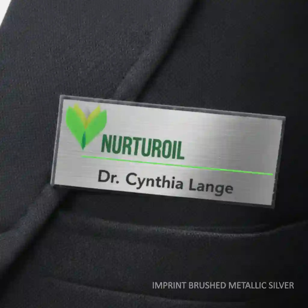 Name Badge - Imprint Metal and Plastic