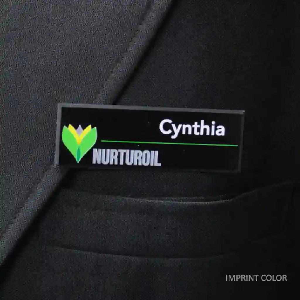 Name Badge - Imprint Metal and Plastic