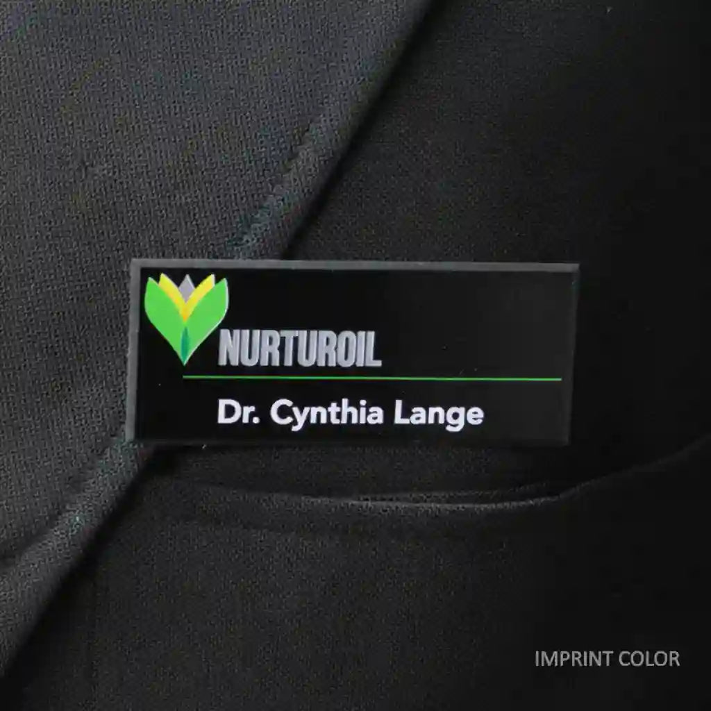 Name Badge - Imprint Metal and Plastic