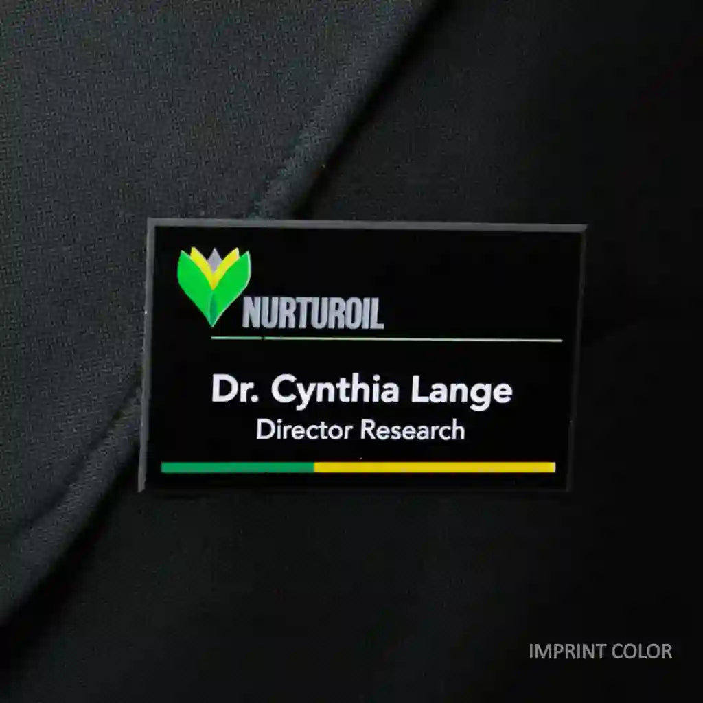 Name Badge - Imprint Metal and Plastic
