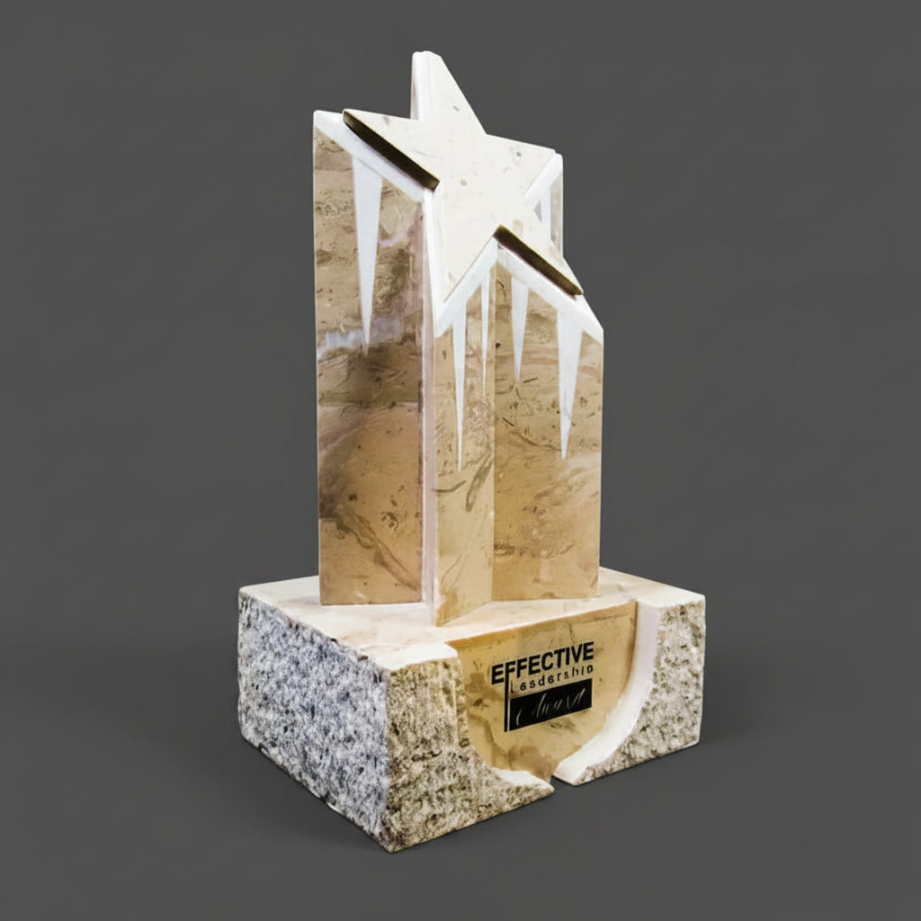 Sculpture - Rising Star with White Agate Accents Main image