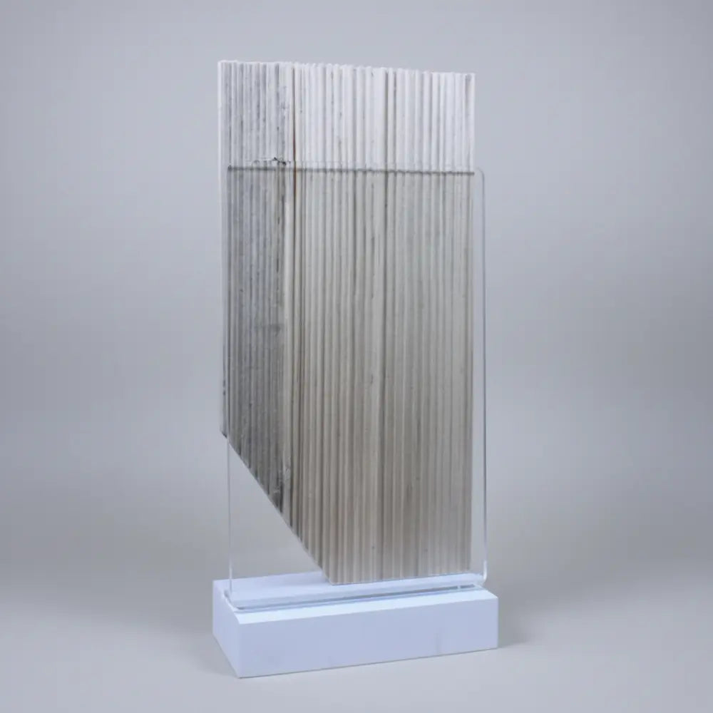 Heritage - Alberta-shaped Wood on White Steel Base Secondary image